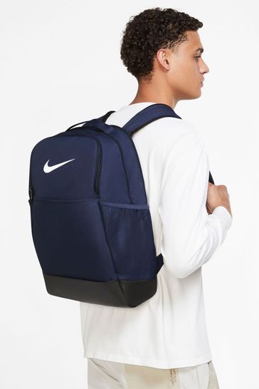Buy Nike Navy Brasilia 9.5 Training Backpack (Medium, 24L) from Next Malta