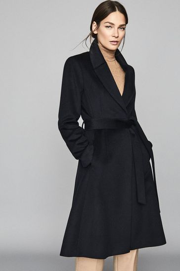 Reiss fit and flare coat clearance