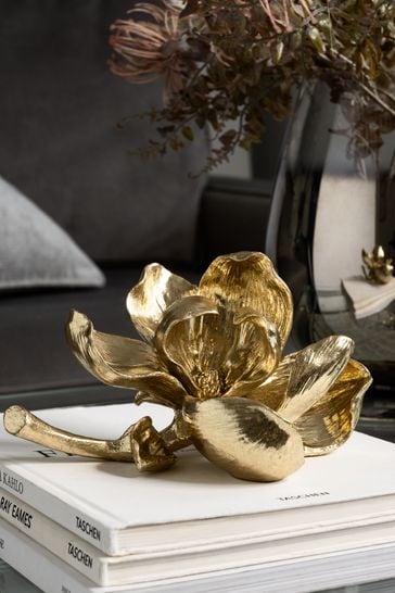 Gold Decorative Flower Ornament