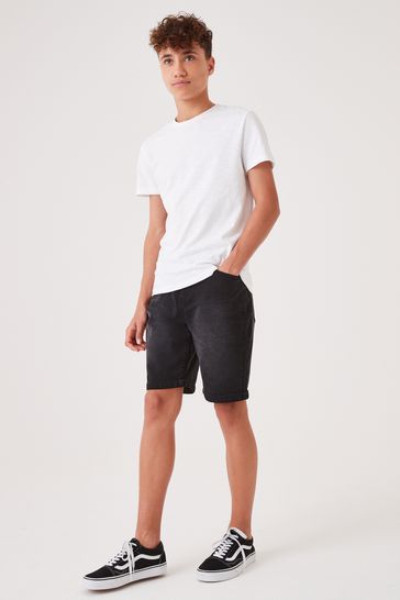 Black shorts discount