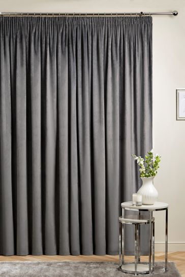 Dark grey deals curtains
