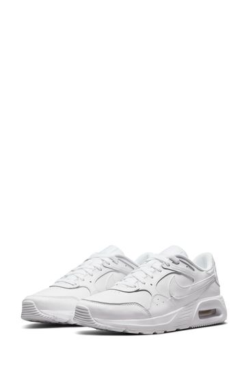 Buy Nike White Air Max SC Leather Trainers from Next Luxembourg