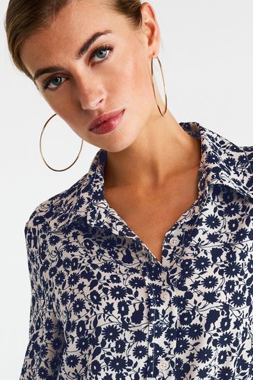 Next floral 2025 shirt dress