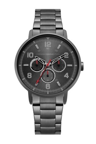 French Connection Gunmetal Grey Bracelet Watch
