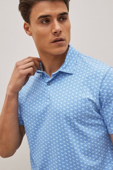 Blue polo 2025 dress shirt