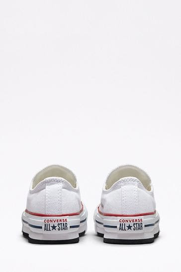 Buy Converse White Eva Lift Chuck Ox Junior Trainers from Next Hungary