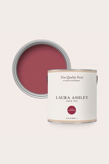 Laura Ashley Pale Cranberry Red Kitchen And Bathroom 2.5Lt Paint