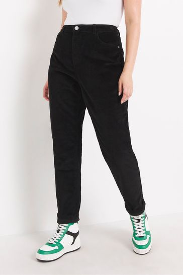 Simply Be Black Demi Mom Jeans