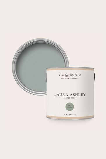 Laura Ashley Grey Green Kitchen And Bathroom 2.5Lt Paint