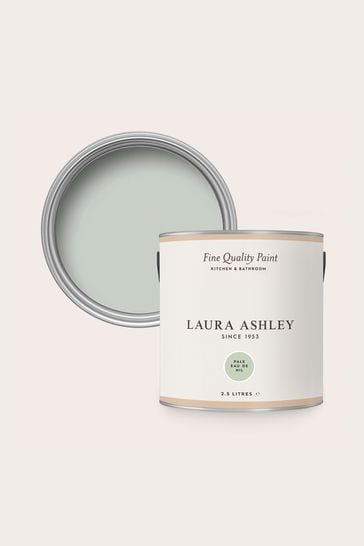 Laura Ashley Pale Eau de Nil Green Kitchen And Bathroom 2.5Lt Paint