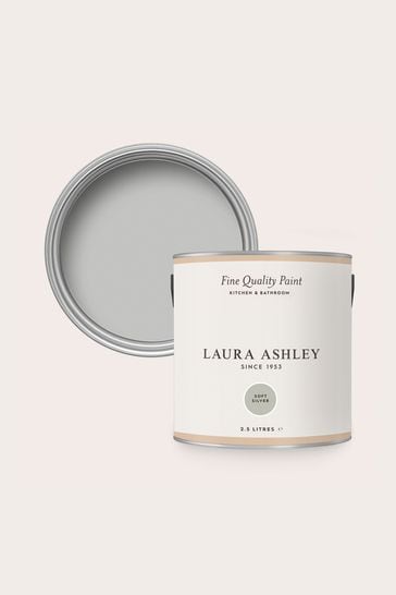 Laura Ashley Soft Silver Kitchen And Bathroom 2.5Lt Paint