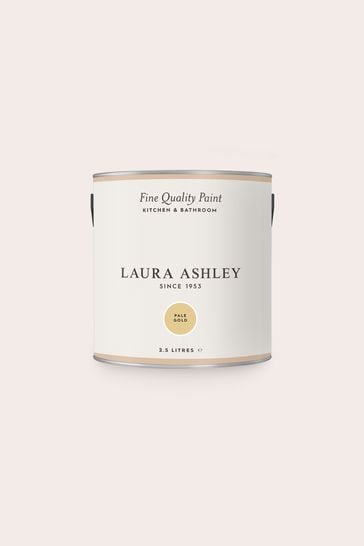 Laura Ashley Pale Gold Yellow Kitchen And Bathroom 2.5Lt Paint