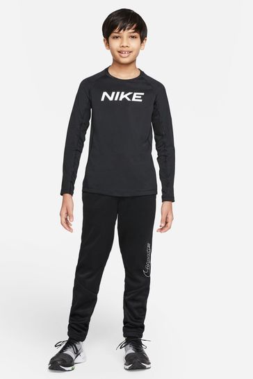 Black dri fit long top sleeve