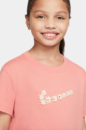 Nike women's floral t shirt clearance