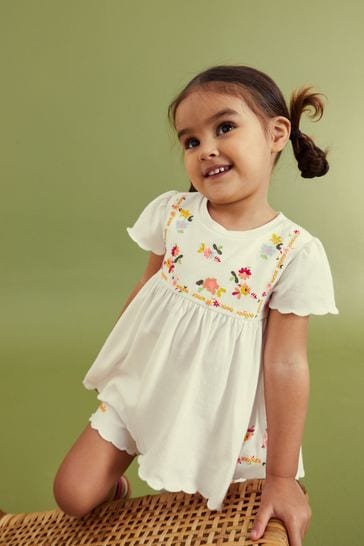 Baby short online frock design 2018