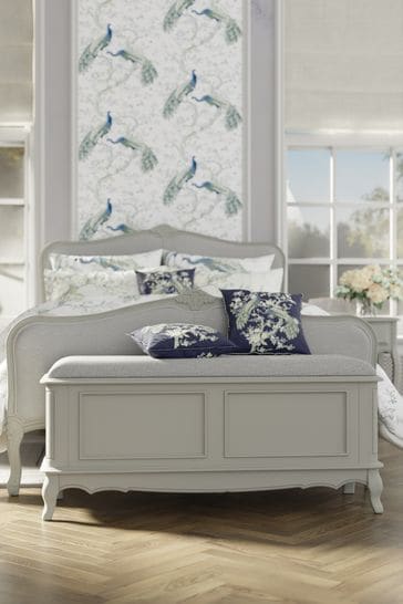 Buy Laura Ashley Dove Grey Provencale Blanket Box from Next Ireland