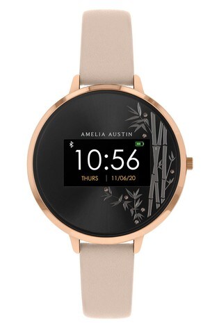 Amelia Austin Series 3 Pink Bamboo Blush Smart Watch