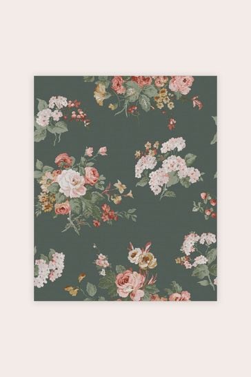 Laura Ashley Fern Rosemore Wallpaper Sample Wallpaper