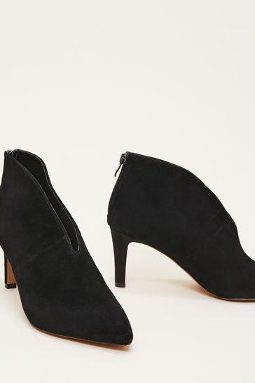 Phase Eight Cut Out Black Shoe Boots