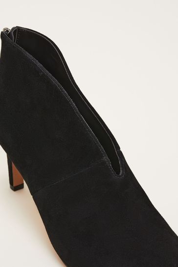 Phase Eight Cut Out Black Shoe Boots