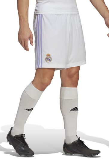 adidas White Real Madrid 22/23 Home Adult Shorts