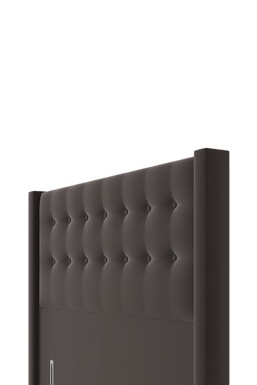 Black woven best sale headboard