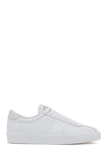 Superga 2843 Club S White Comfort Leather Trainers