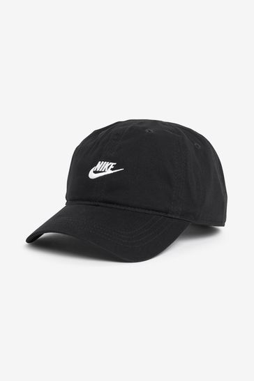 Gorra negra de bebé Futura de Nike
