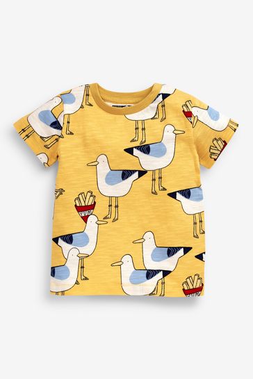 Custom Baby & Toddler T-Shirt Duck Umbrella Style B Cotton Boy Girl Clothes 