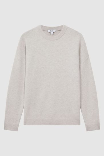Crew neck wool jumper online