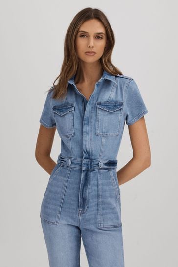 Denim jumpsuit australia best sale