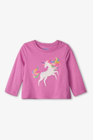 Hatley Prancing Unicorn Long Sleeve Baby T-Shirt