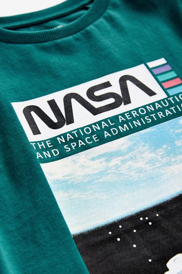 Green nasa shirt sales
