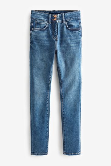 Buy Mid Blue Shape Enhancer Skinny Jeans from Next Luxembourg