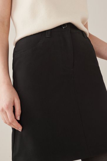 Black mini outlet skirt next