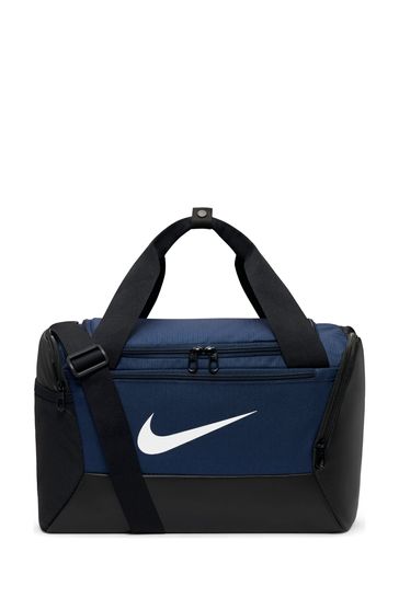Nike Navy Brasilia 9.5 Training Duffel Bag (Extra Small, 25L)