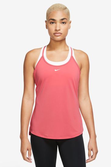 Nike Coral Pink Dri-FIT One Elastika Tank