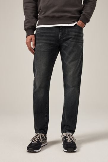 Black Washed Slim Fit 100% Cotton Authentic Jeans