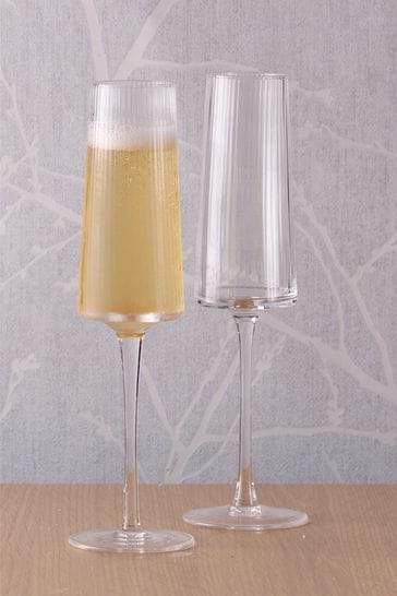 Buy The DRH Collection Set of 2 Empire Champagne Flutes from the Next UK online shop