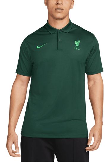 Nike Green Liverpool FC Victory Dri-FIT Soccer Polo Shirt