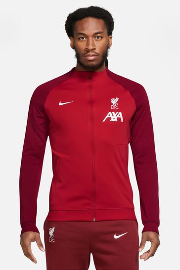 Nike Red Liverpool FC Academy Pro Full Zip Knit Soccer Jacket