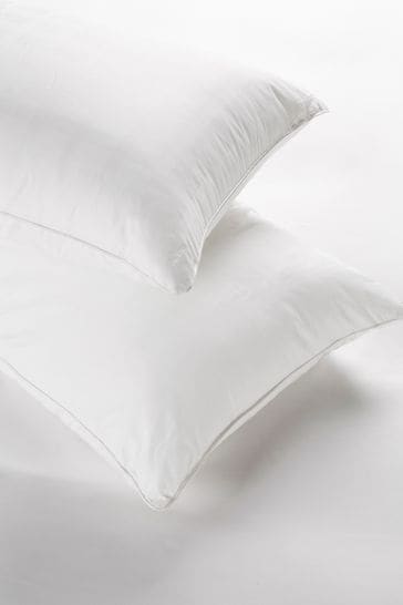 Set of 2 Feels Like Down Firm Pillows