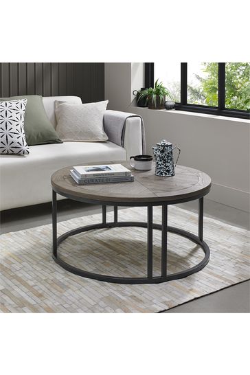 Bentley Designs Silver Monroe Coffee Table