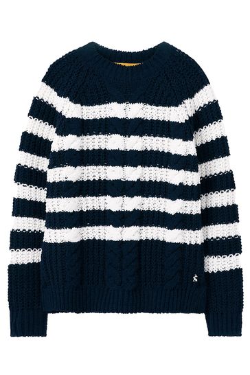 Buy Joules Seaford Chenille Cable Knit 
