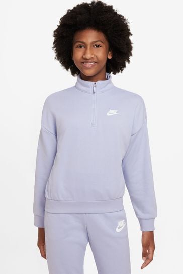 Nike half hotsell zip fleece pullover