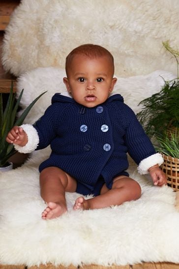 The Little Tailor Baby Plush Lined Pixie Pram Coat