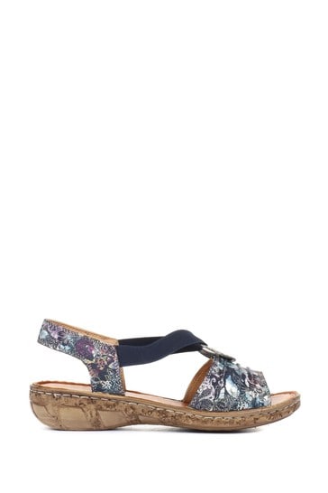 Ladies blue sandals hotsell uk