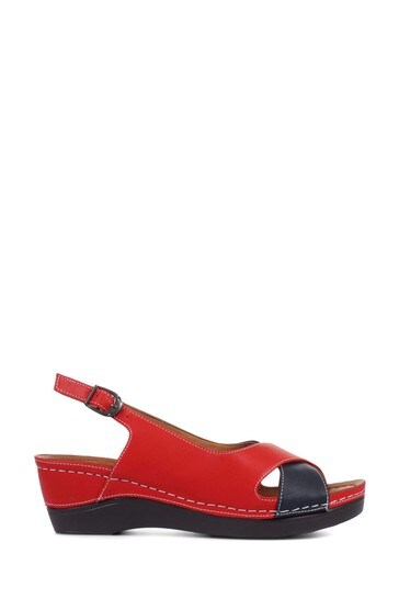 Pavers ladies wedge sandals hot sale
