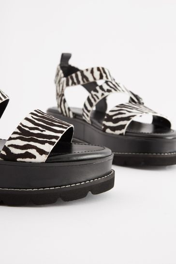 Next zebra sandals best sale