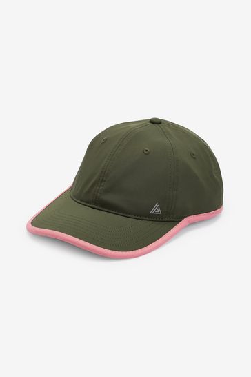 Khaki Green Running Cap